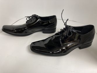 Mens Calvin Klein Brodie Black Tuxedo Shoes Size 10 for Sale in