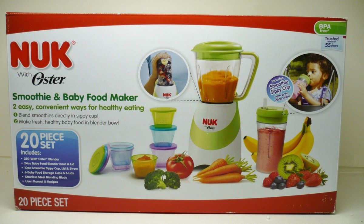 Nuk Smoothie & Baby Food Maker Bundle