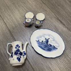 Mandarin Blue Vintage Tea Set