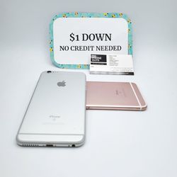Apple IPhone 6s - 90 DAY WARRANTY - $1 DOWN - NO CREDIT NEEDED 
