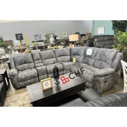 Modern living room recliner sectional sofa  // Different models available 