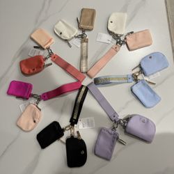 Lululemon Dual Pouch Keychains 