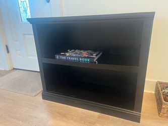Solid Black Bookcase
