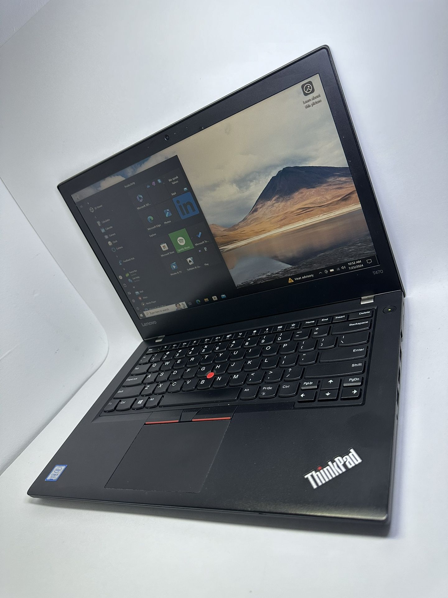 Lenovo ThinkPad T470 14" Intel i5-7200U 8GB RAM 256GB SSD BT Win 10 Pro