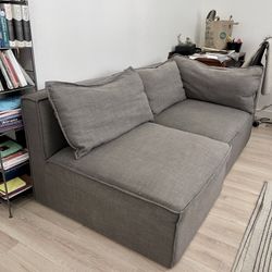 Grey Modular Couch 
