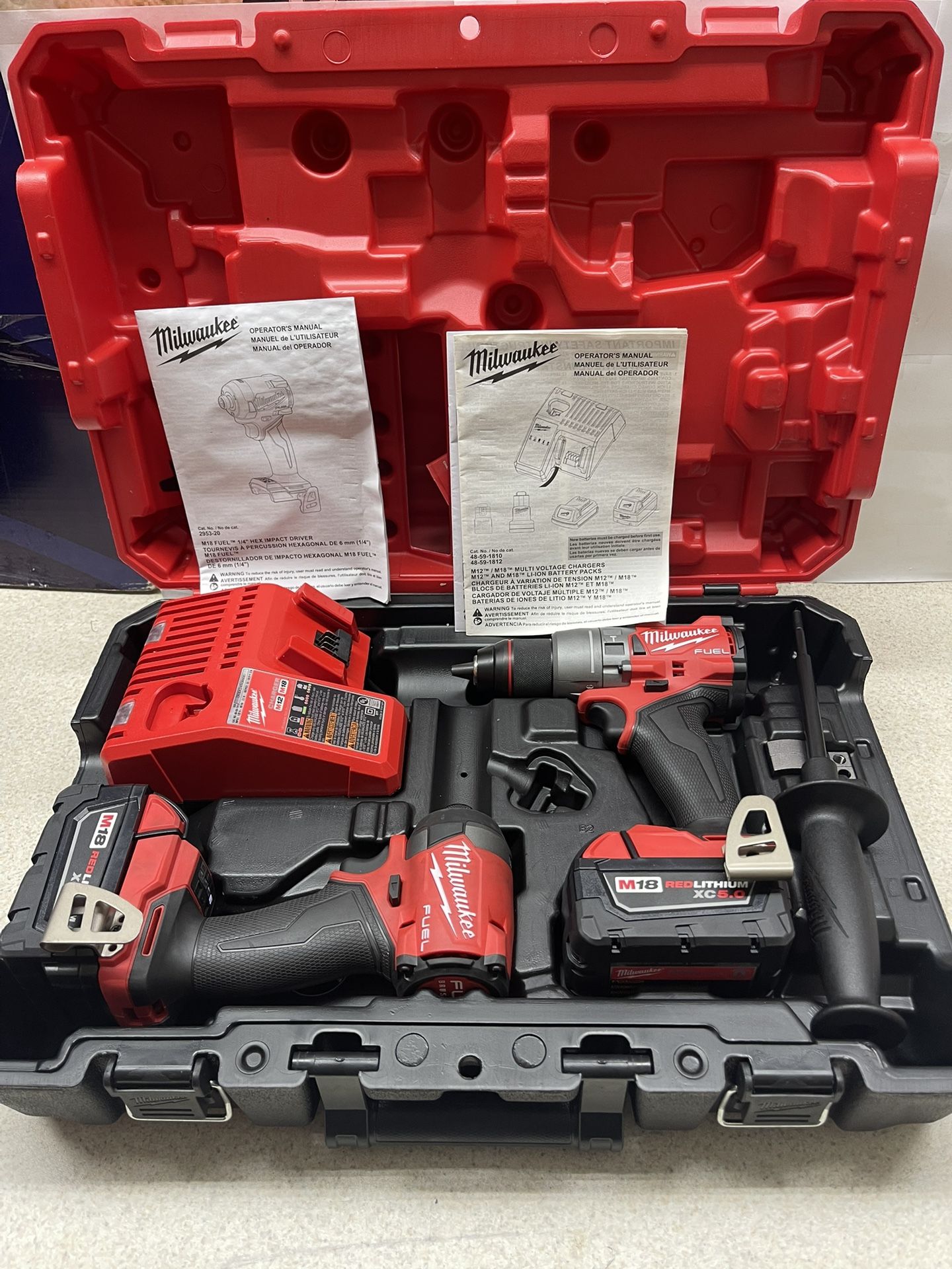 Milwaukee 3697-22 M18 FUEL 18V 2-TOOL COMBO KIT