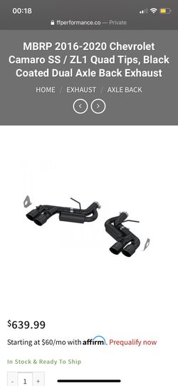 camaro exhaust