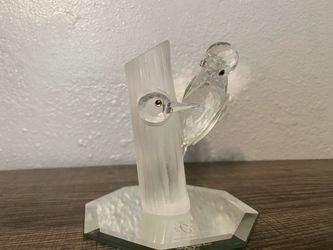 Swarovski Crystal Bird on Tree Figurine