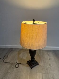 Table Lamp with Drum Shade