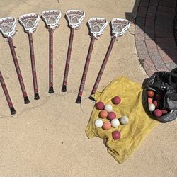Lacrosse Sticks and Balls