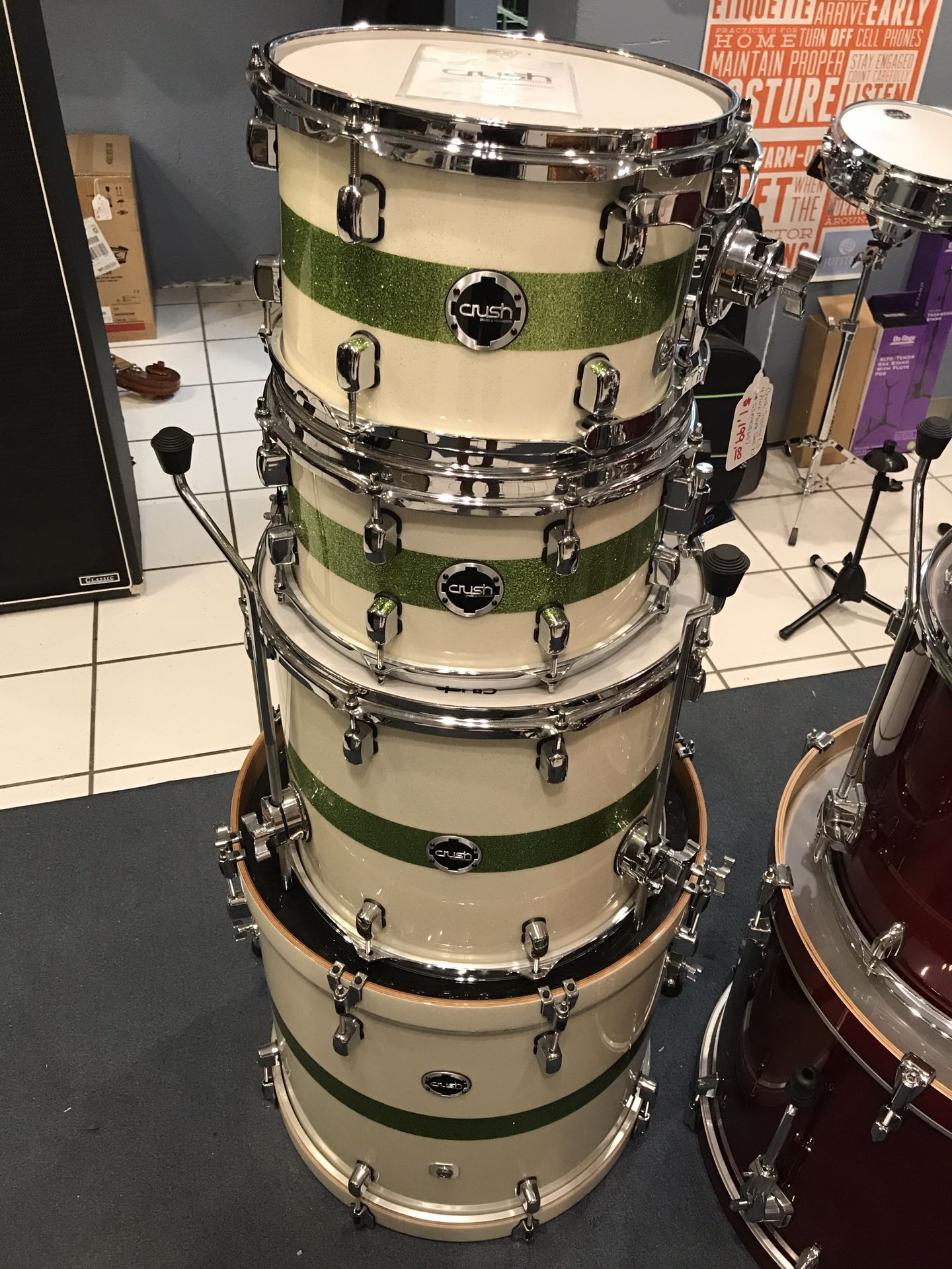 Crush Sublime E3 4 Piece Maple Drum Kit