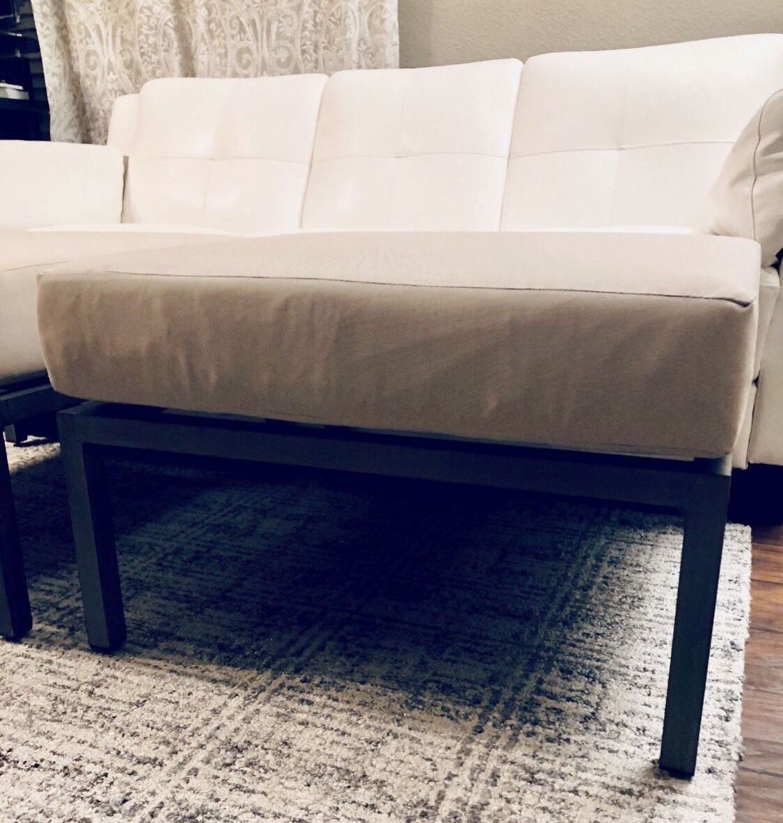 ⭐️New Outdoor Patio Ottoman Seat SET 2 Backyard Ottoman Set(2)P/U by ASHLAN AND TEMPERANCE IN CLOVIS