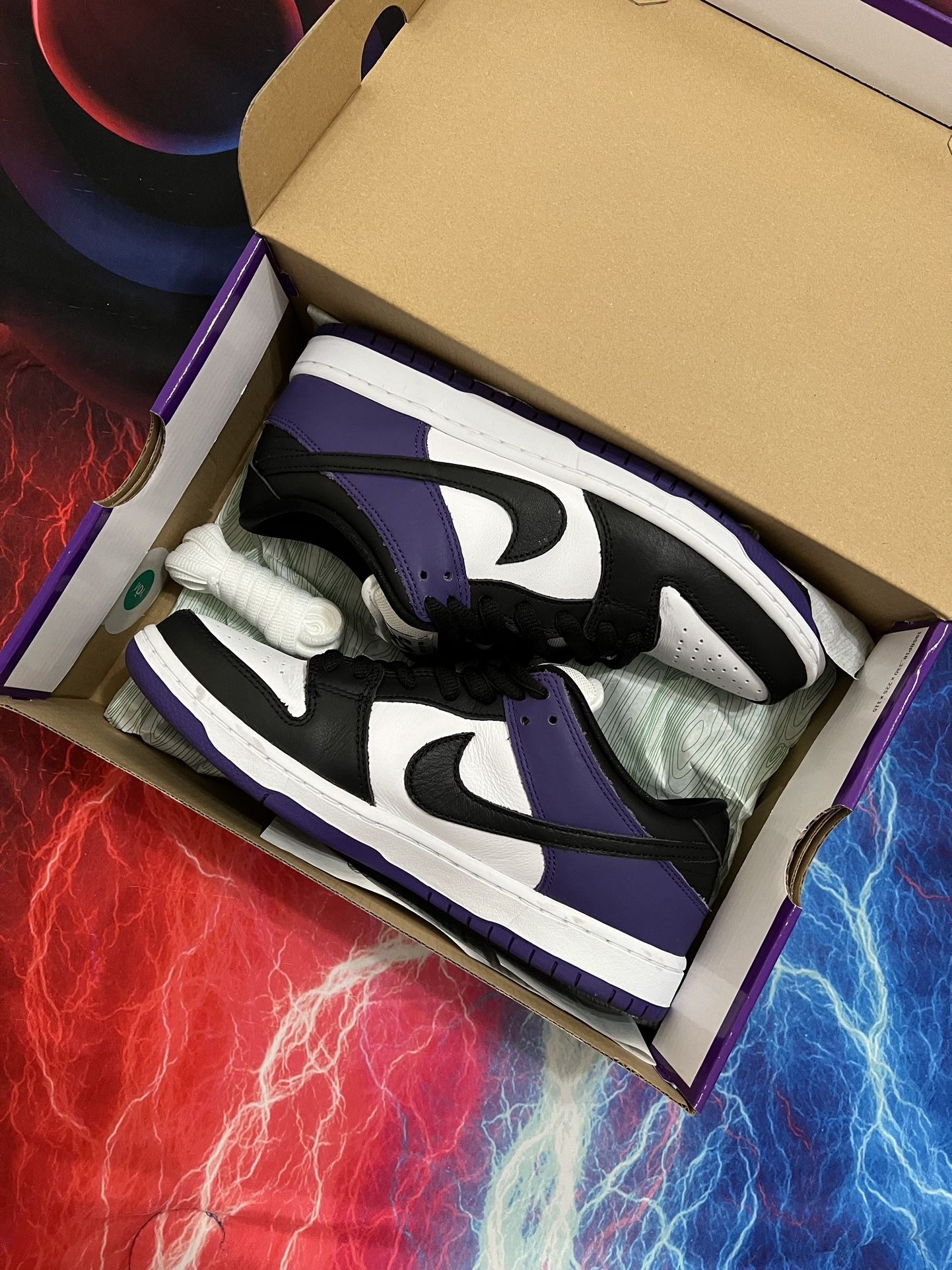 Sb Dunk Low Court Purple Size 9.5