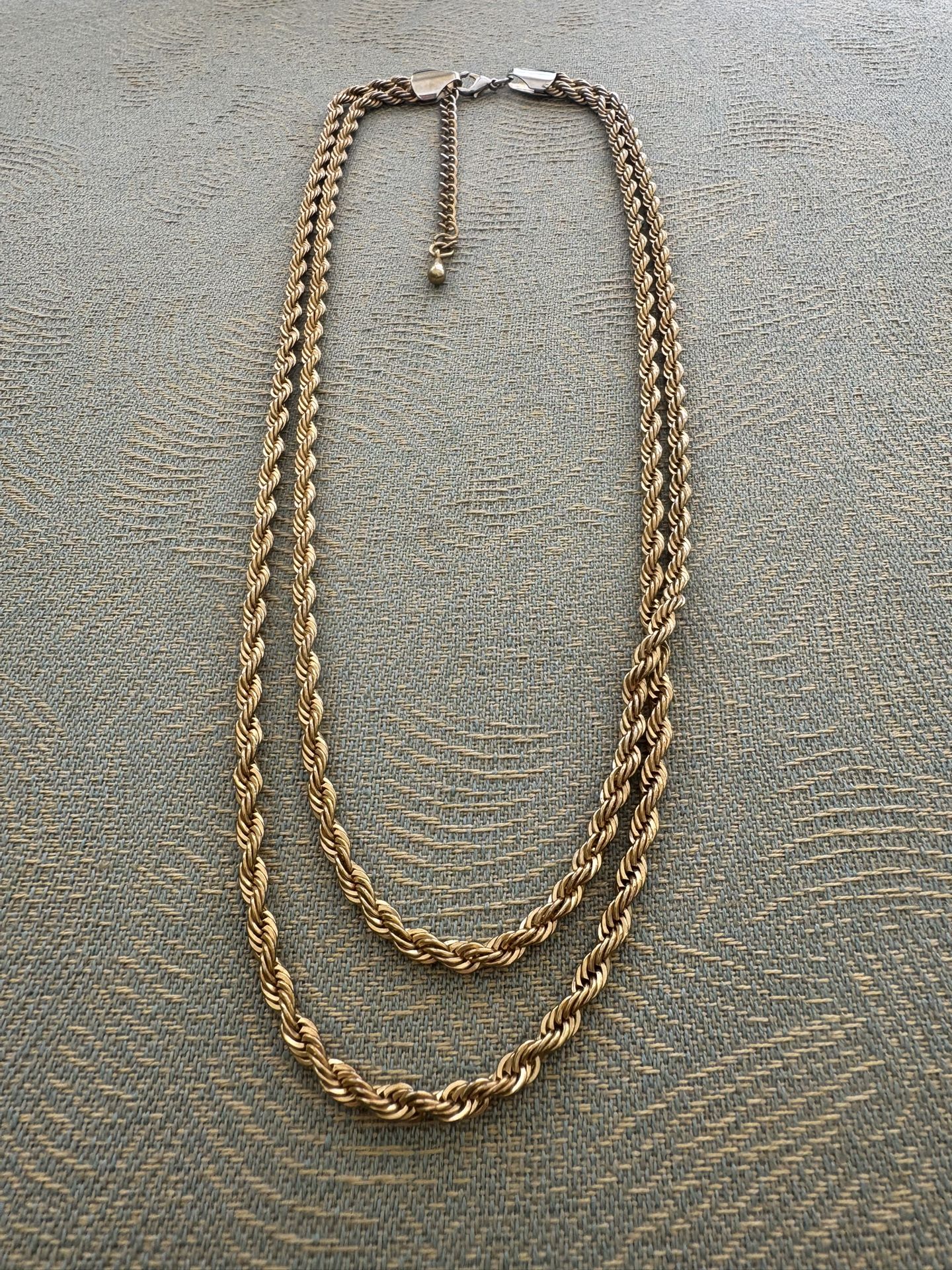 Vintage handmade Jewelry Layered
