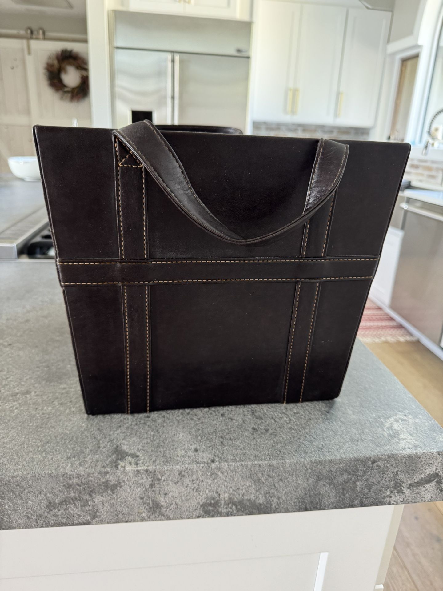 Large Deep Brown Basket