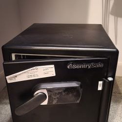 Sentry®Safe Alarm Fire/Water Safe, 1.23 Cu Ft, Black
