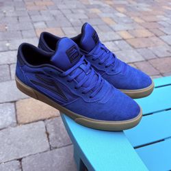 Lakai Limited Footwear Cambridge Blue Suede Men’s Skateboard Sneakers US Size 9