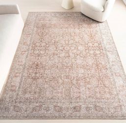 "NEW" Vintage Medallion Area Rug       (4' x 6')