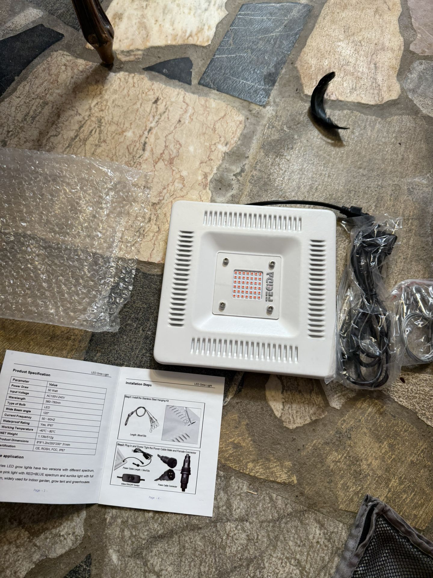 Fecida Brand New In Box 50 W Grow Light