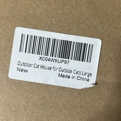 Large Outdoor Cat House