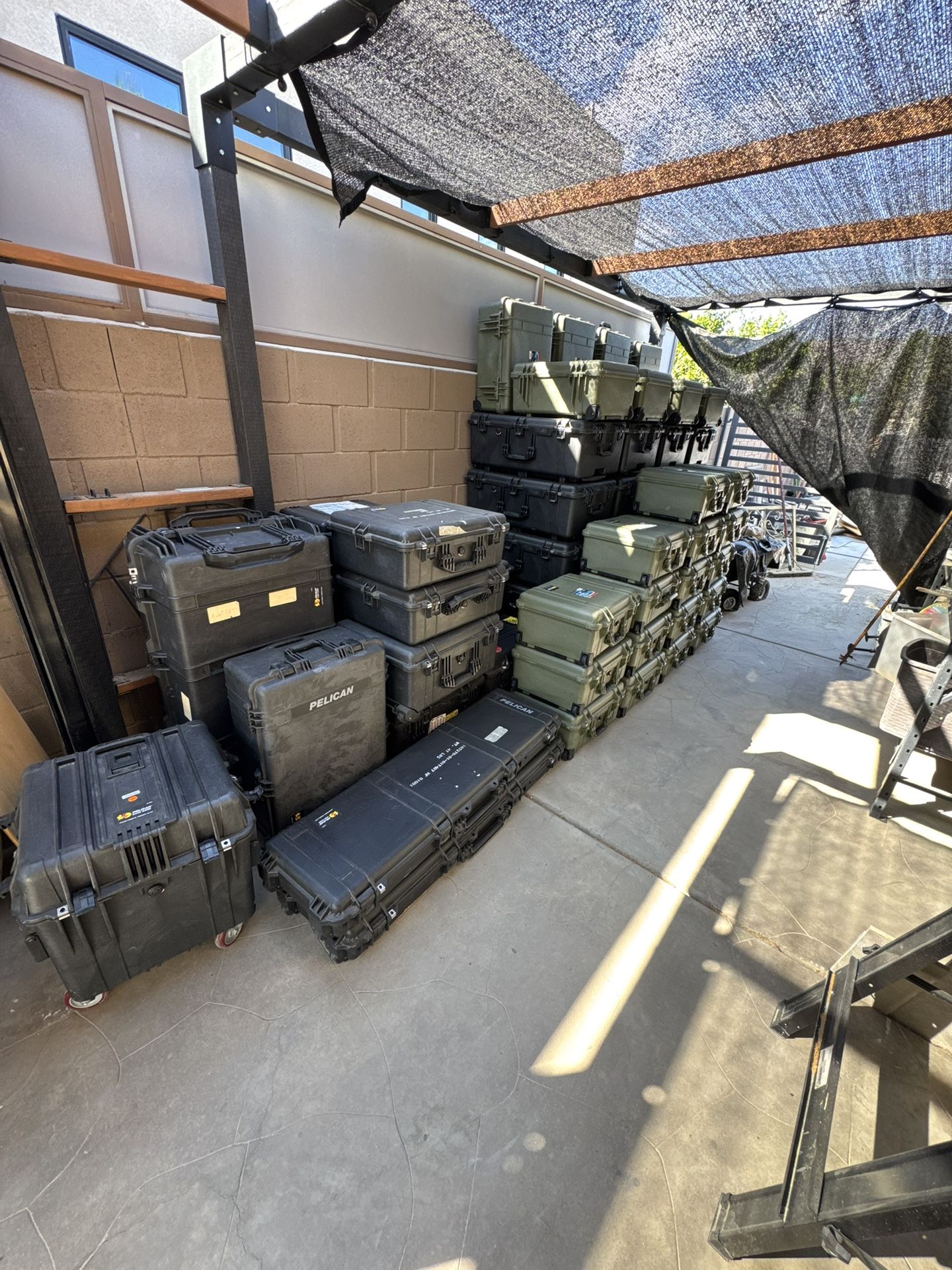 Various New/Used Pelican Cases for Sale
