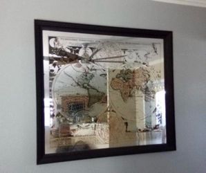 Big mural mirror