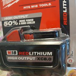 M18 RED LITHIUM HIGH OUTPUT 8.0AH