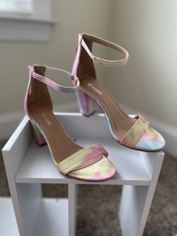 Tie Dye Chunky Heal Size 7