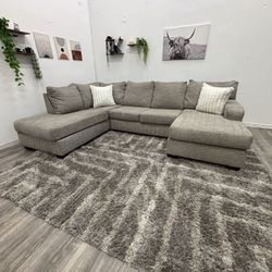 Gray Sectional Couch - Free Delivery 