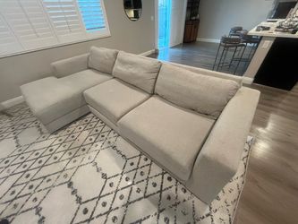 Crate & Barrel Peyton Sectional with Chaise