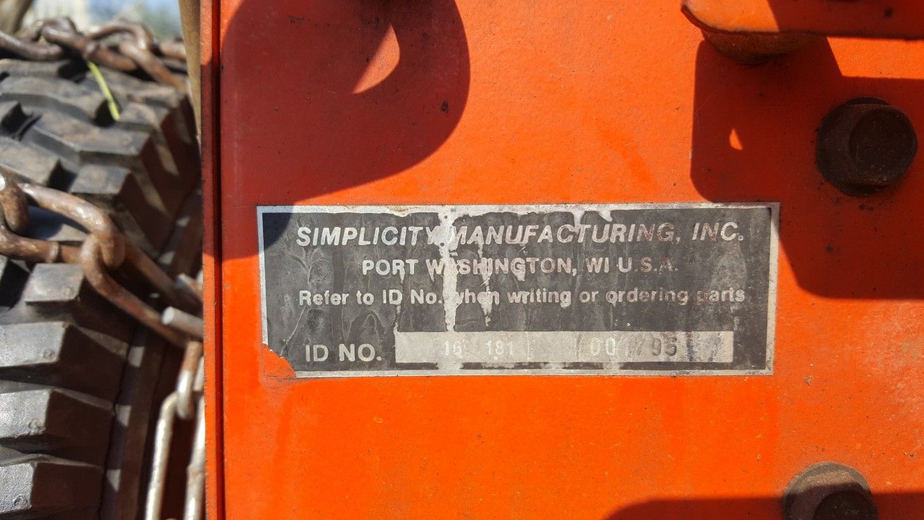 Simplicity 755 snowblower for Sale in Chambersburg, PA OfferUp