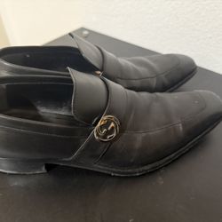 Gucci Mens Loafers 9-1/2 Vintage 