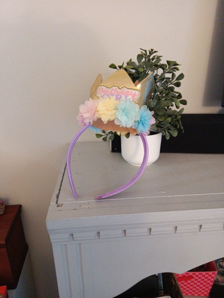 Birthday Party Headband For Girl