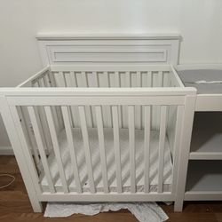 Baby Crib Bed With Storage