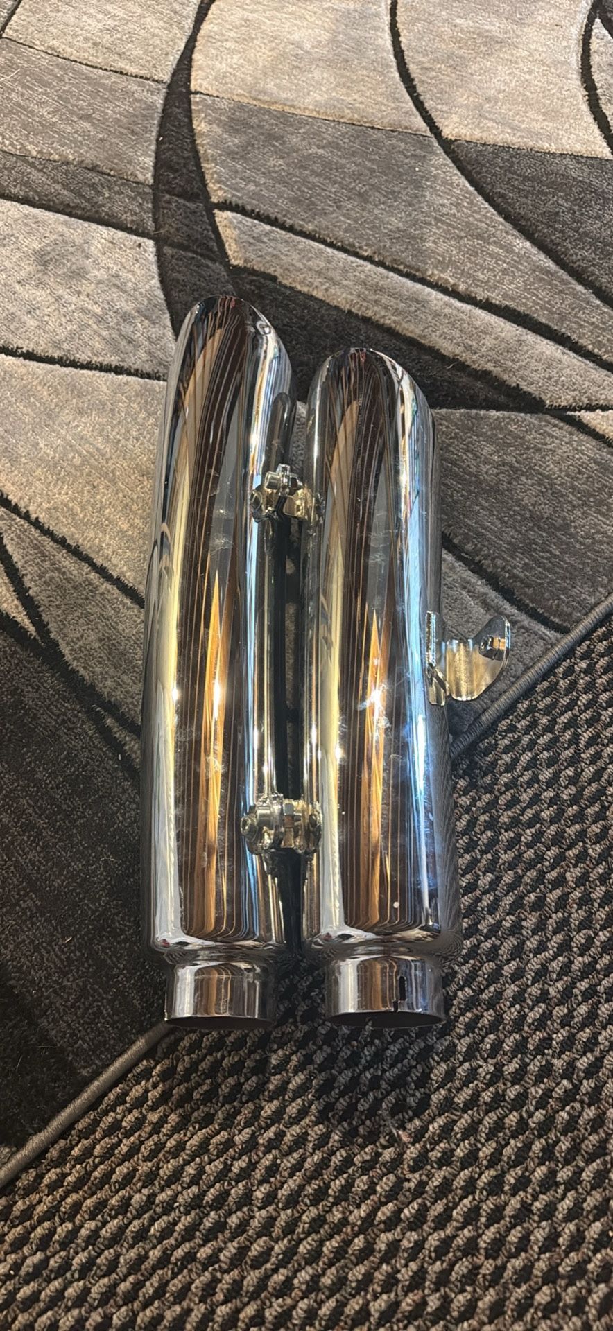 Genuine OEM '06 Harley VRod exhaust rear mufflers set