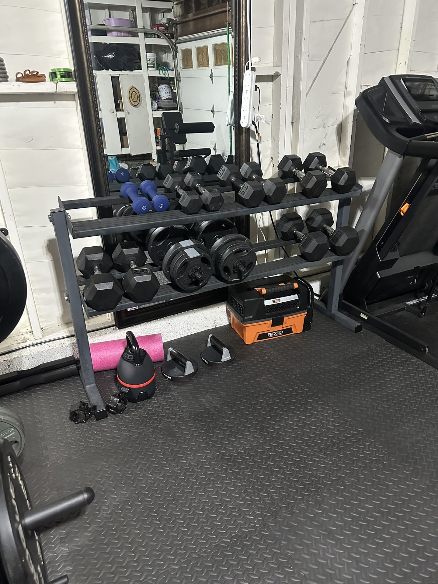 Dumbbells & Rack