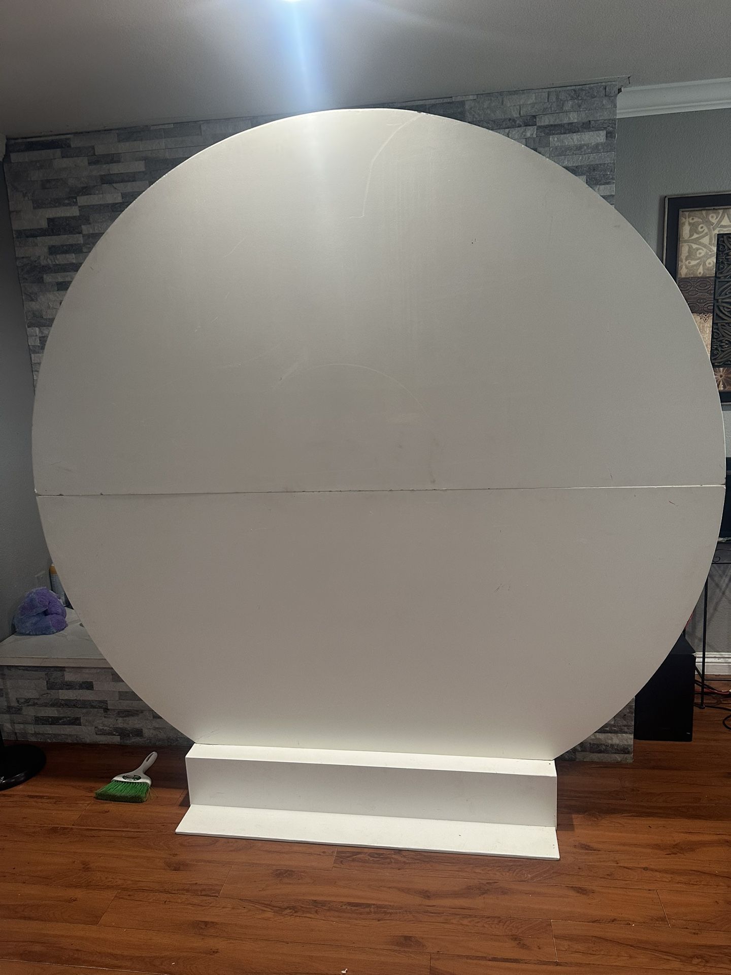 Round  Wood Backdrop For Sale 