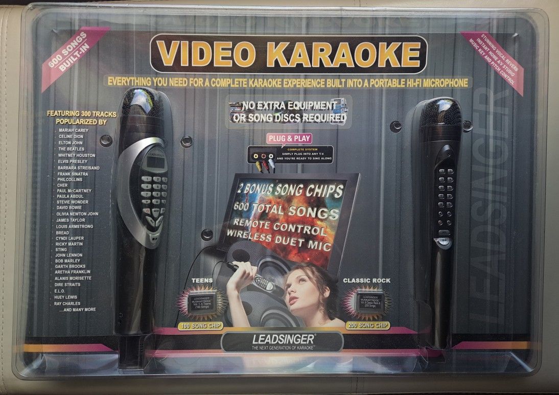 New LeadSinger Karaoke Set $150k. Plug 'N Play