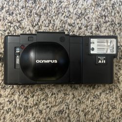 Olympus XA Film Camera With A11 Flash