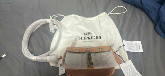 Coach Twin Turnlock Waverly Bag in Signature Jacquard