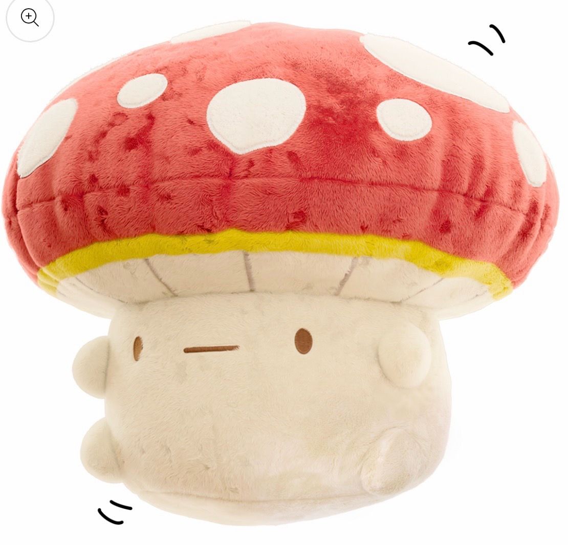 Fluffnest PuffPals Dottie The Red And White Mushroom Plush - NEW