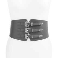 Bp western style buckle stretchy belt. S/m