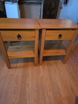 Pair of end tables