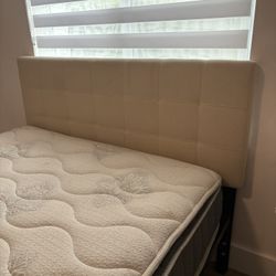 Full Size Headboard w/mattress 