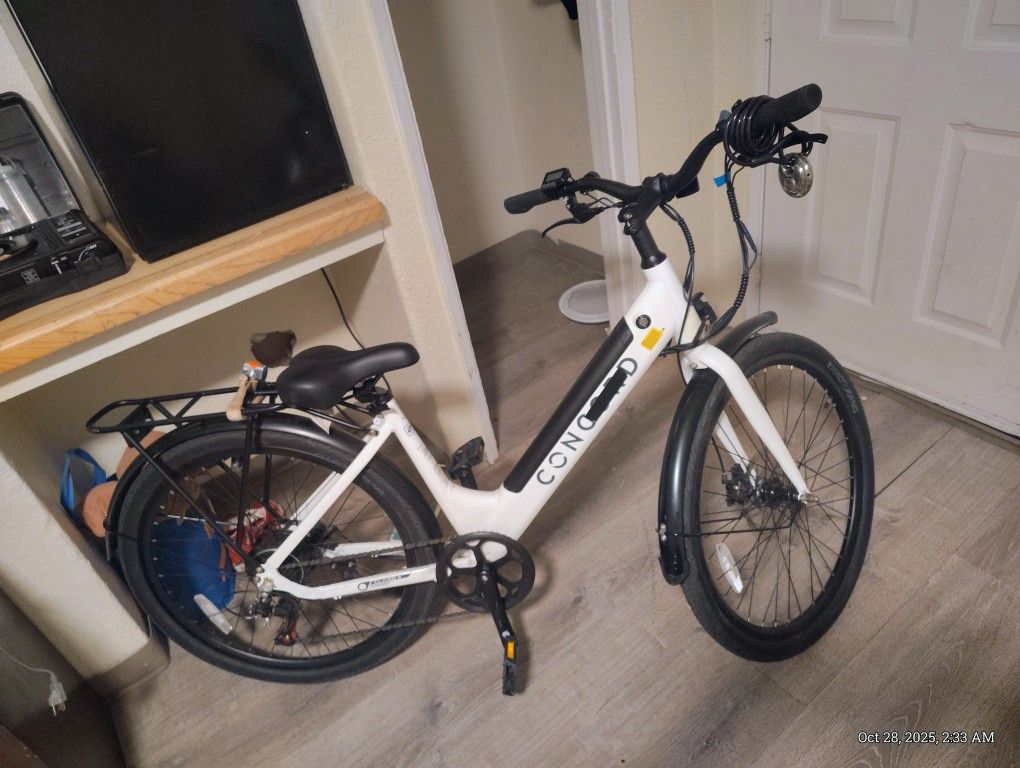 Concord 36V E Bike. 27 1/2