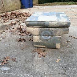 Custom Upholstered Ottoman
