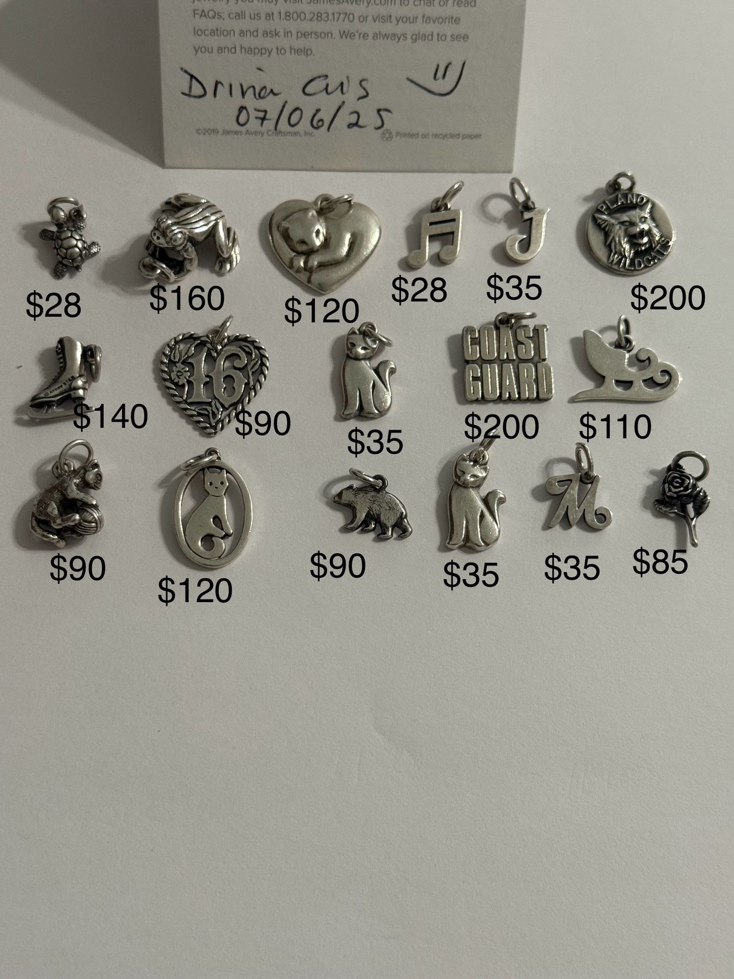 James Avery Charms Price In The Picture