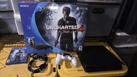 PS4 Slim 1TB In Box Uncharted 4 Edition