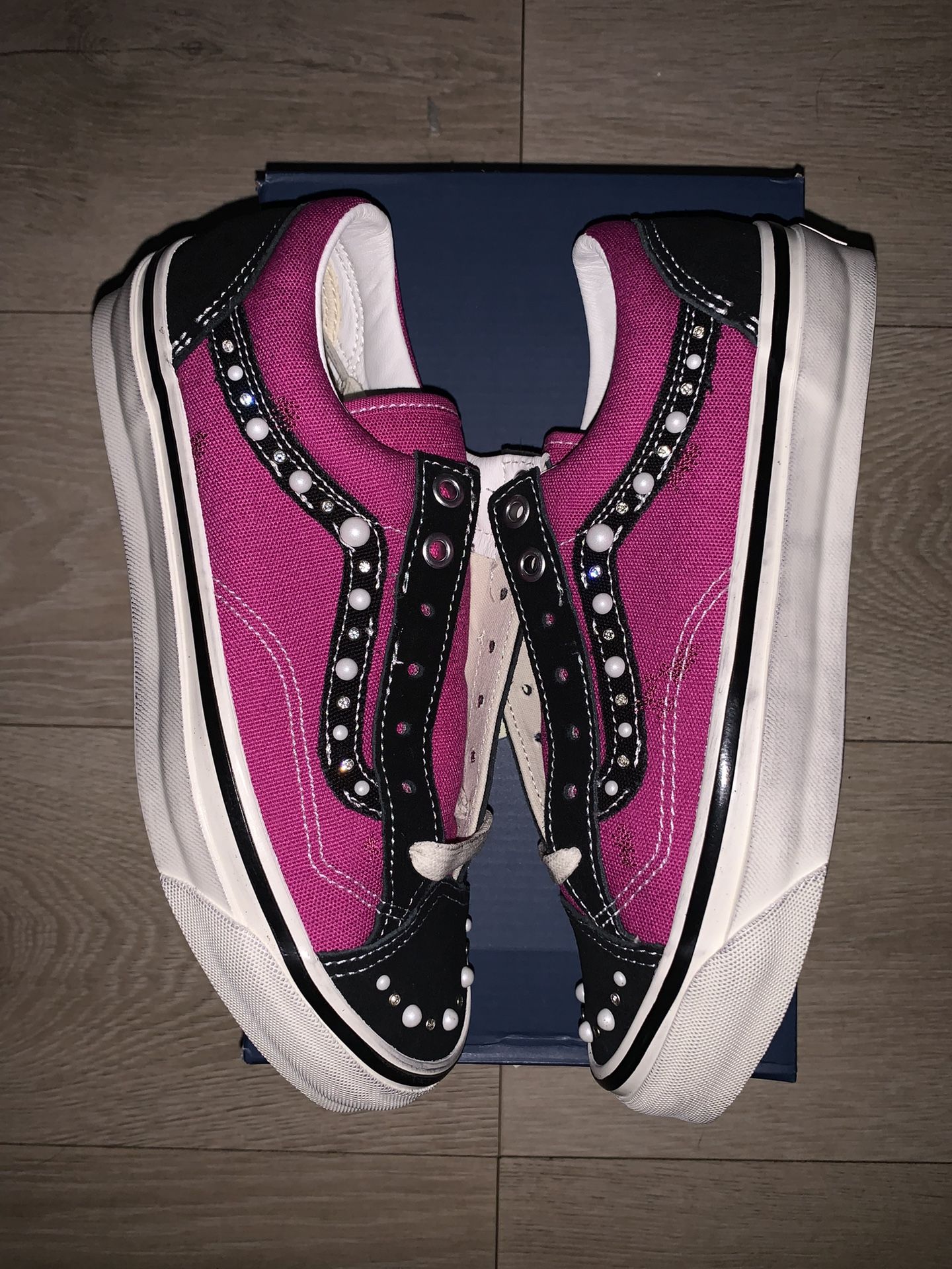 Vans OTW Old Skool 36 Pearlized Pack Pink Black Size 6