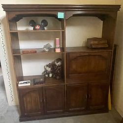 Vintage Wooden Storage Hutch